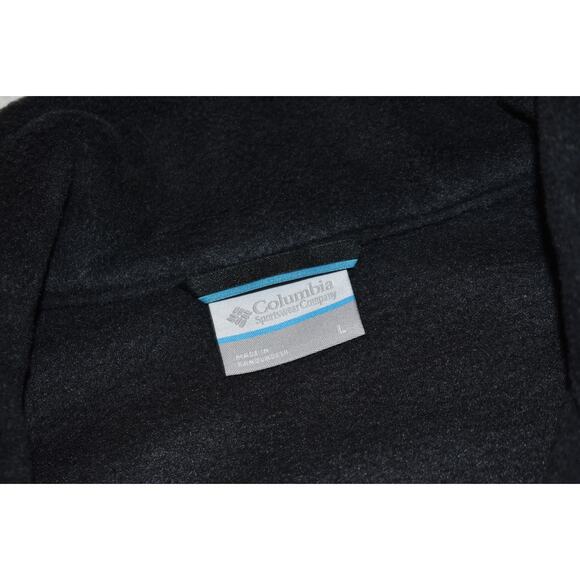 Columbia Soft Fleece Jacket Vest Mens Size Large Camping Hiking Polyester Zip - Picture 5 of 6